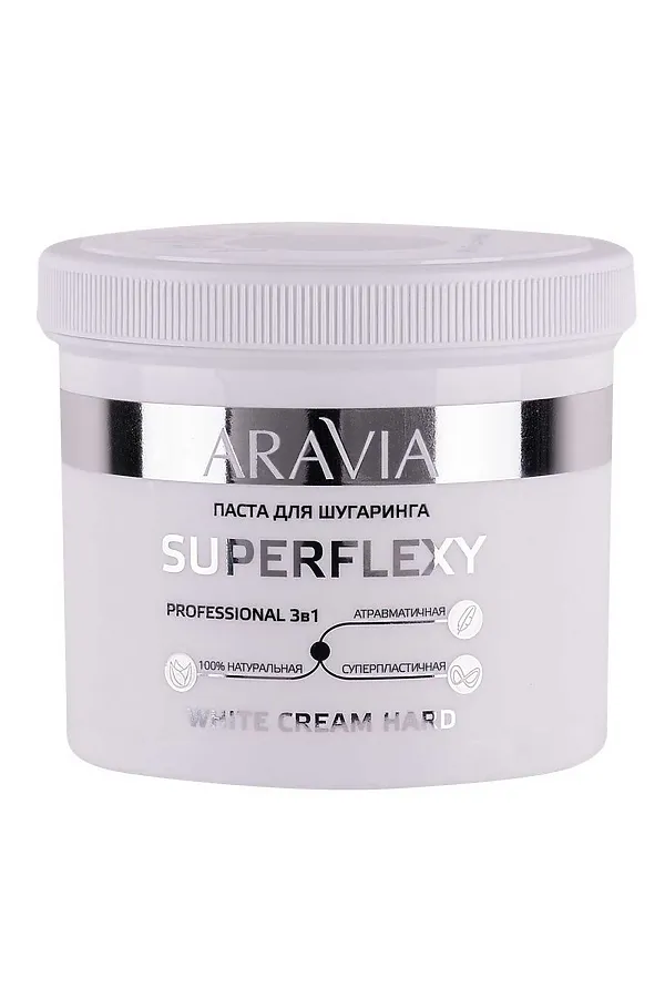 Aravia Сахарная паста для шугаринга / Superflexy White Cream, 750 г KRISTALLER, белый - фото 2
