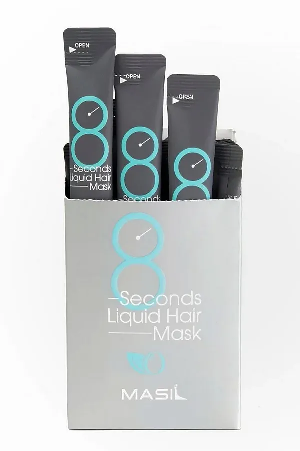 Masil Маска для объема волос / 8 Seconds Liquid Hair Mask Stick, 20 шт. x 8 мл KRISTALLER, бесцветный - фото 2