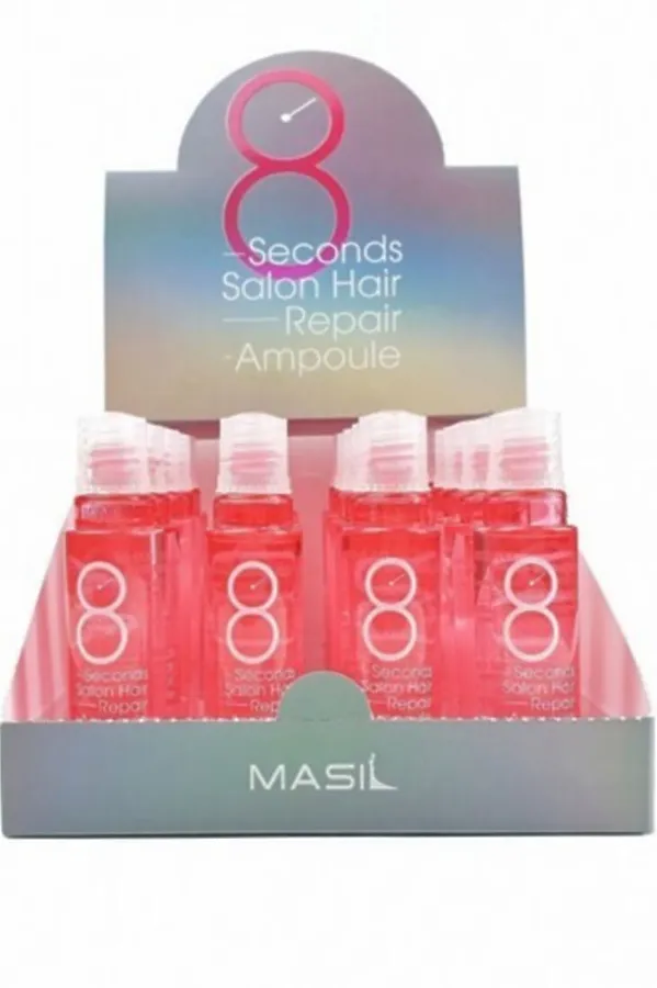 Masil Протеиновая маска-филлер для поврежденных волос / 8 Seconds Salon Hair Repair Ampoule, 20 шт. x 15 мл KRISTALLER, бесцветный - фото 2