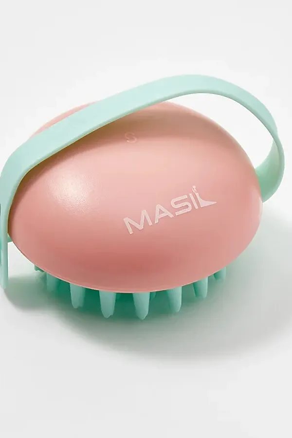 Masil Массажная щётка для головы / Head Cleaning Massage Brush, розовый KRISTALLER, розовый - фото 2