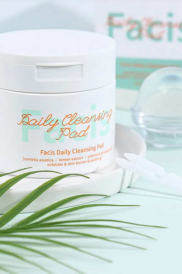 Jigott Пэды для лица с экстрактом лимона и центеллы / Facis Daily Cleansing Pad, 180 мл KRISTALLER, лимона и центелла - фото 2