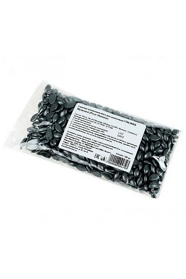 ItalWax Плёночный воск мужской / Pour Homme, 100 г KRISTALLER, чёрный - фото 2