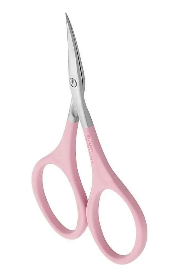 Staleks Ножницы для кутикулы розовые / Beauty&Care 11 Type 1 KRISTALLER, розовый - фото 2