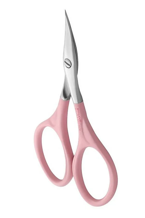 Staleks Ножницы универсальные розовые / Beauty&Care 11 Type 3 KRISTALLER, розовый - фото 2