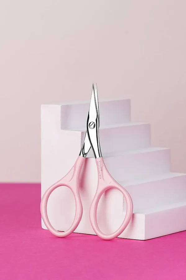 Staleks Ножницы универсальные розовые / Beauty&Care 11 Type 3 KRISTALLER, розовый - фото 2