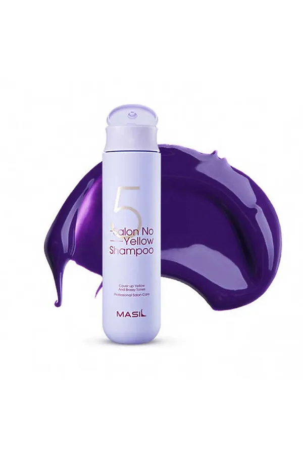 Masil Шампунь для нейтрализации желтизны волос / 5 Salon No Yellow Shampoo, 300 мл KRISTALLER, фиолетовый - фото 2