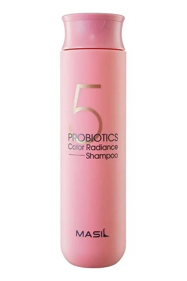 Masil Шампунь для волос защита цвета с пробиотиками / 5 Probiotics Color Radiance Shampoo, 300 мл KRISTALLER, розовый - фото 2