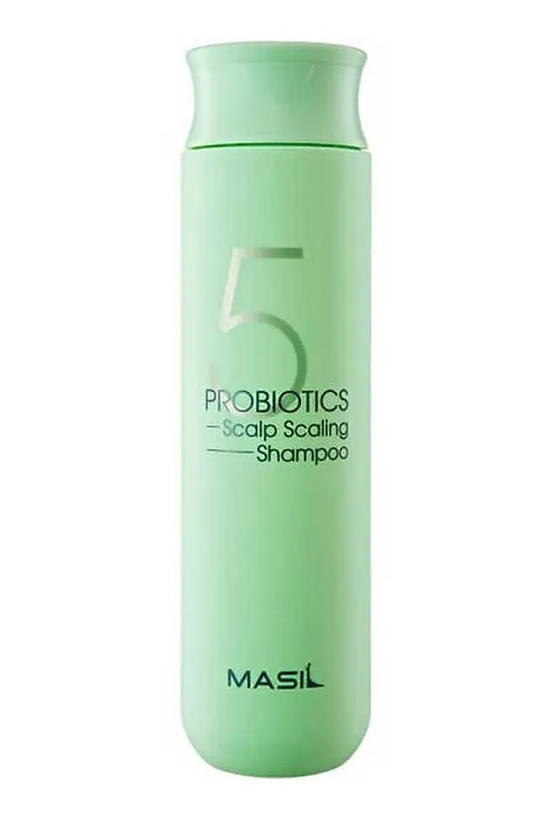 Masil Шампунь для волос глубокоочищающий с пробиотиками / 5 Probiotics Scalp Scaling Shampoo, 300 мл KRISTALLER, зелёный - фото 2