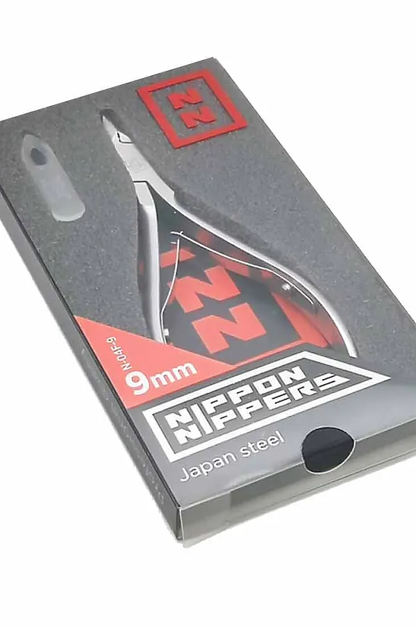 Nippon Nippers Кусачки маникюрные для кутикулы / NN N-04F-9, двойная пружина, прямое лезвие, 9 мм KRISTALLER, серебристый - фото 2