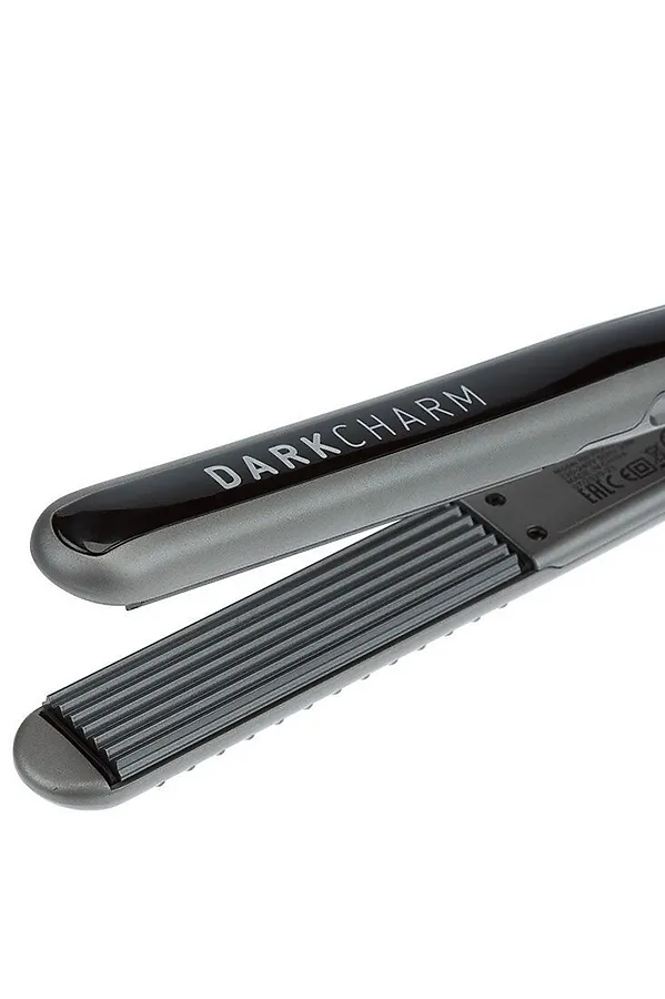 Dewal Beauty Щипцы-гофре для волос / Dark Charm HI2060W, 30 Вт, серый KRISTALLER, серый - фото 2
