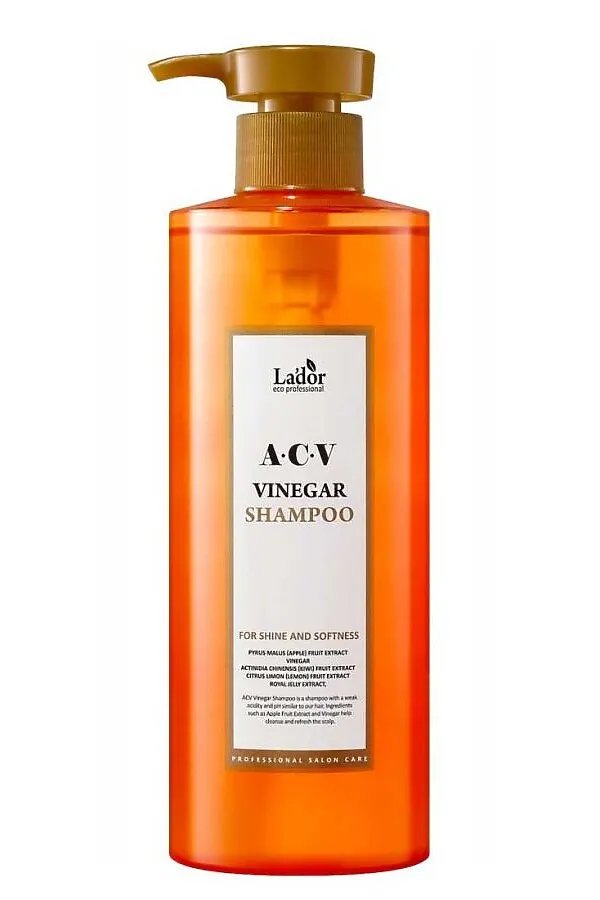 Lador Шампунь для волос с яблочным уксусом / ACV Apple Vinergar Shampoo, 430 мл KRISTALLER, яблочный уксус - фото 2