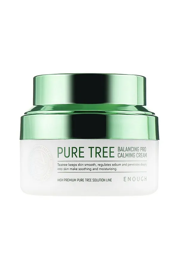 Enough Успокаивающий крем с экстрактом чайного дерева / Pure Tree Balancing Pro Calming Cream, 50 мл KRISTALLER, чайное дерево - фото 2