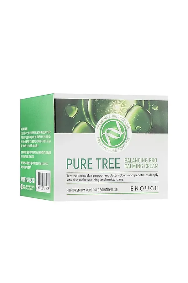 Enough Успокаивающий крем с экстрактом чайного дерева / Pure Tree Balancing Pro Calming Cream, 50 мл KRISTALLER, чайное дерево - фото 2