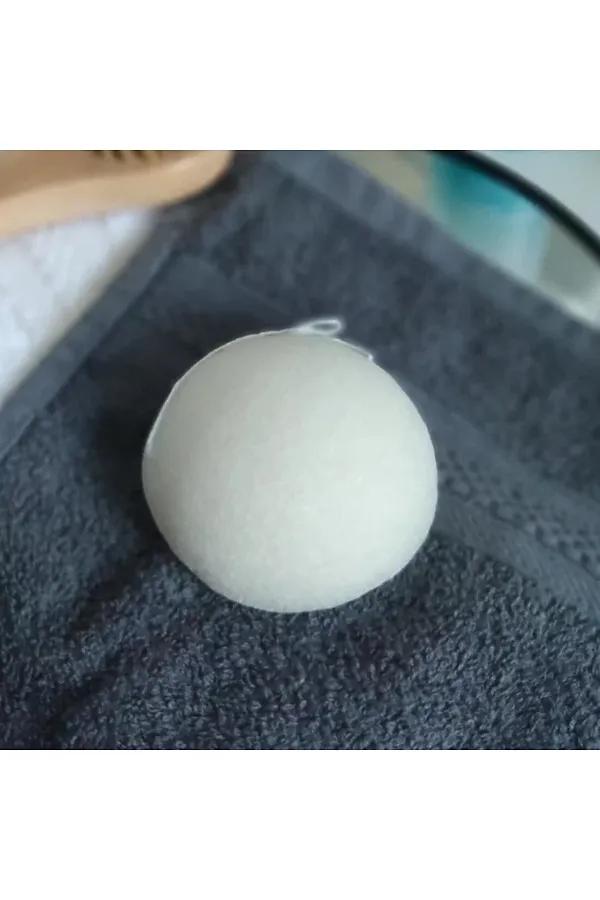 VVbetter Конжаковый спонж для лица / Konjac Sponge KRISTALLER, бежевый - фото 2