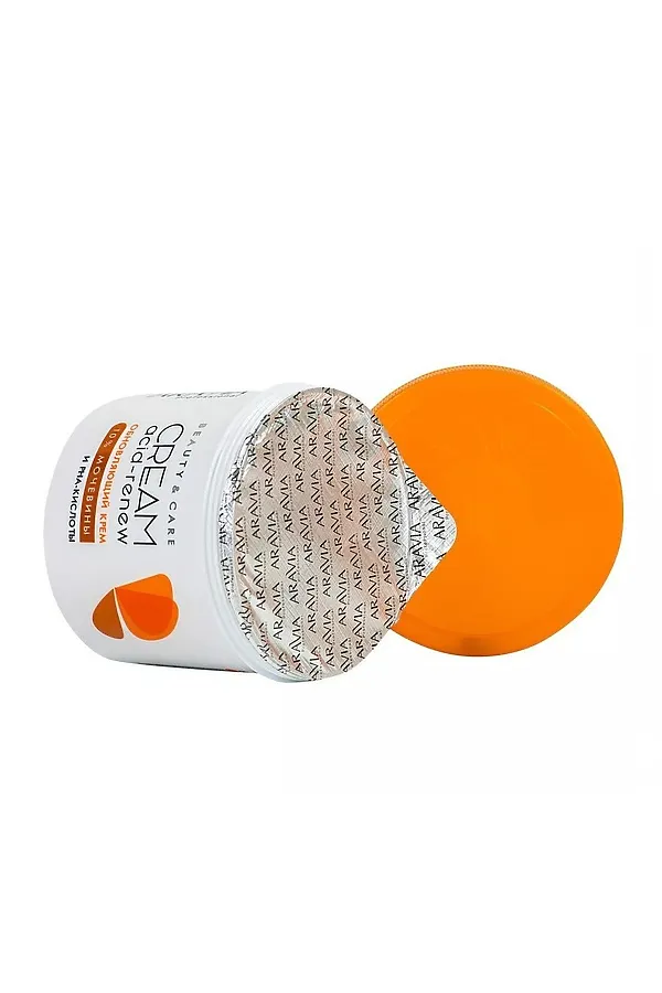 Aravia Обновляющий крем с PHA-кислотами и мочевиной (10%) / Acid-Renew Cream, 550 мл KRISTALLER, белый - фото 2