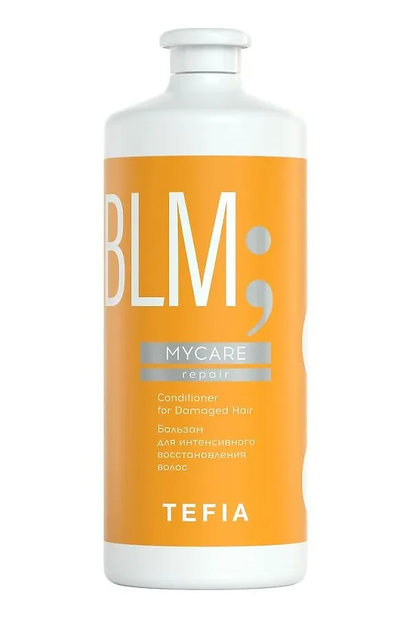 TEFIA Mycare Бальзам для интенсивного восстановления волос / Conditioner for Damaged Hair, 1000 мл KRISTALLER, белый - фото 2