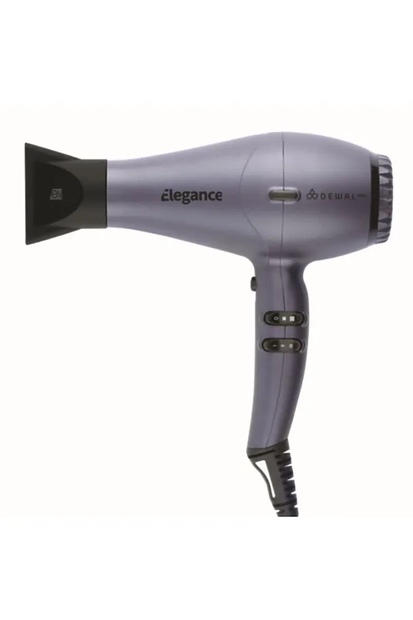 Dewal Профессиональный фен для волос / 03-9010 Lilac Pro Elegance, фиолетовый, 2300 Вт KRISTALLER, серый - фото 2