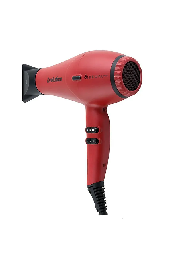 Dewal Профессиональный фен для волос / 03-9010 Red Pro Elegance, красный, 2300 Вт KRISTALLER, красный - фото 2