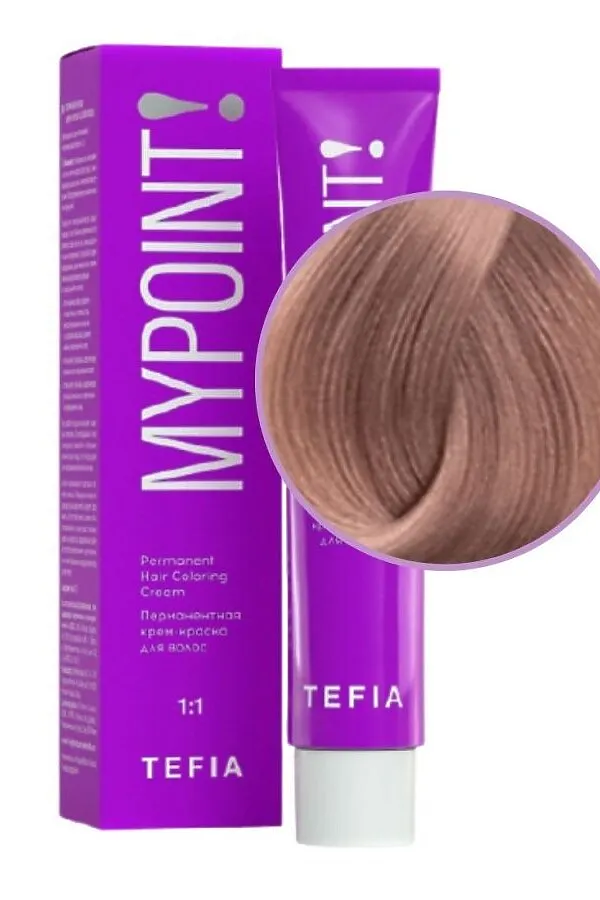 TEFIA Mypoint 8.6 Гель-краска для волос тон в тон / Светлый блондин махагоновый, безаммиачная, 60 мл KRISTALLER, светлый блондин махагоновый, безаммиачная - фото 2
