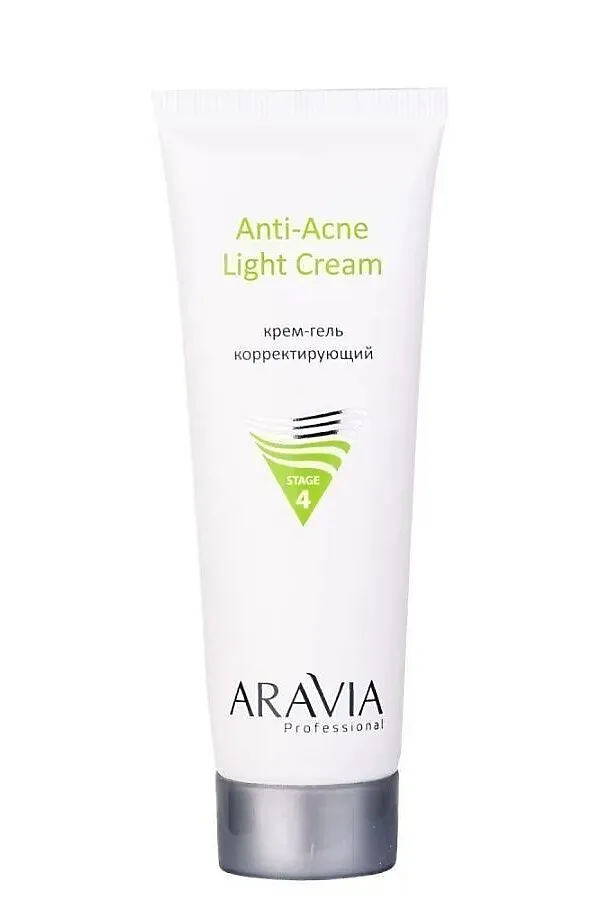 Aravia Крем-гель корректирующий для жирной и проблемной кожи / Anti-Acne Light Cream, 50 мл KRISTALLER, белый - фото 2