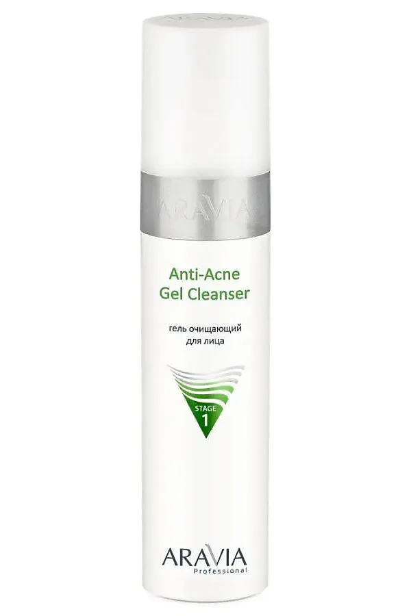 Aravia Гель очищающий для жирной и проблемной кожи лица / Anti-Acne Gel Cleanser, 250 мл KRISTALLER, белый - фото 2