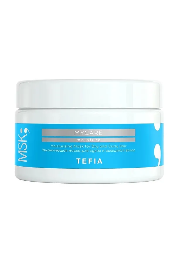 TEFIA Mycare Увлажняющая маска для сухих и вьющихся волос / Moisturizing, 250 мл KRISTALLER, белый - фото 2