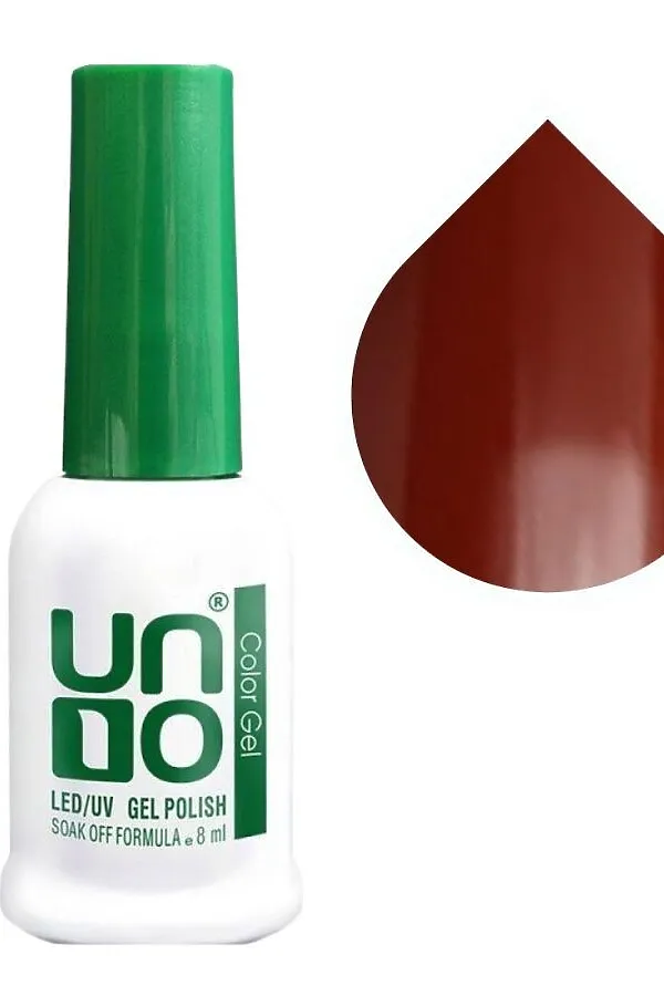 Uno Гель-лак для ногтей / Brown 307, коричневый, 8 мл KRISTALLER, brown 307, коричневый - фото 2