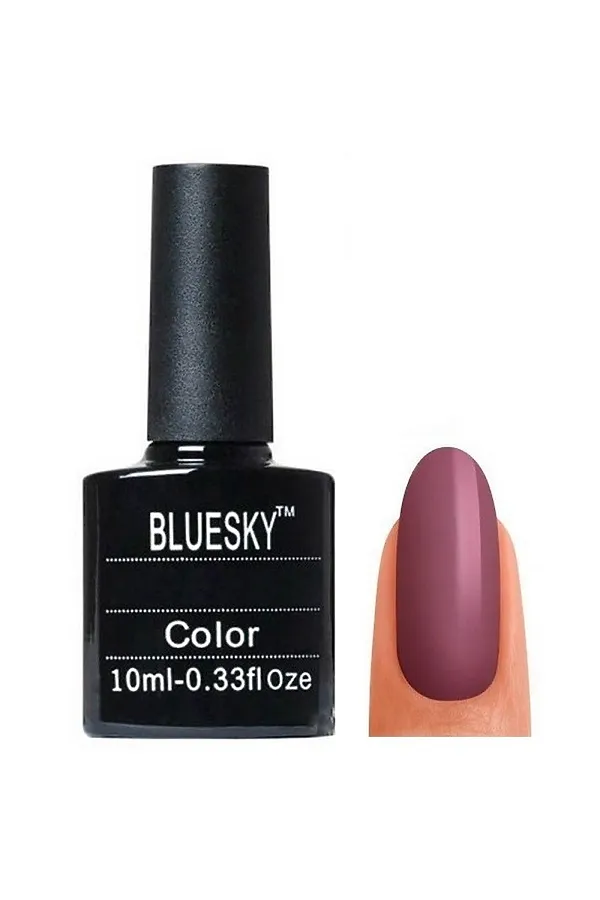 Bluesky Гель-лак для ногтей 154 SU, лилово-коричневый, 10 мл KRISTALLER, 154 su, лилово-коричневый - фото 2