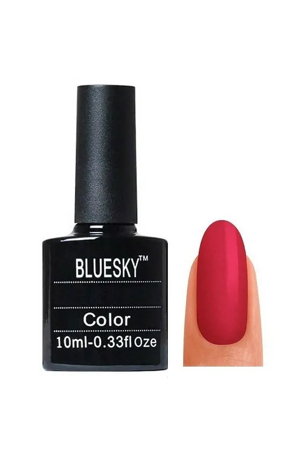 Bluesky Гель-лак для ногтей 122 SH, бордовый с шиммером, 10 мл KRISTALLER, 122 sh, бордовый с шиммером - фото 2