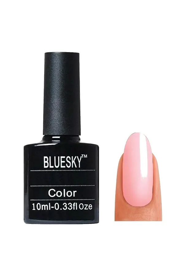 Bluesky Гель-лак для ногтей 132 FR, пастельно-розовый, 10 мл KRISTALLER, 132 fr, пастельно-розовый - фото 2