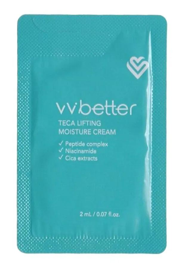 VVbetter Увлажняющий лифтинг-крем с центеллой / Teca Lifting Moisture, 2 мл KRISTALLER, зелёный - фото 2