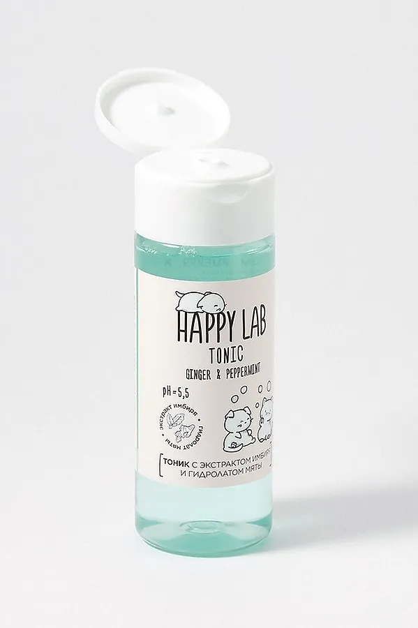 Happy Lab Тоник для лица имбирь и мята, 150 мл KRISTALLER, имбирь и мята - фото 2