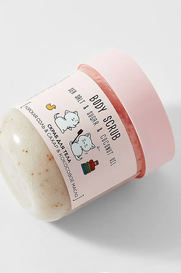 Happy Lab Скраб для тела с кокосовым маслом / Coconut Oil, 240 г KRISTALLER, кокосовое масло - фото 2