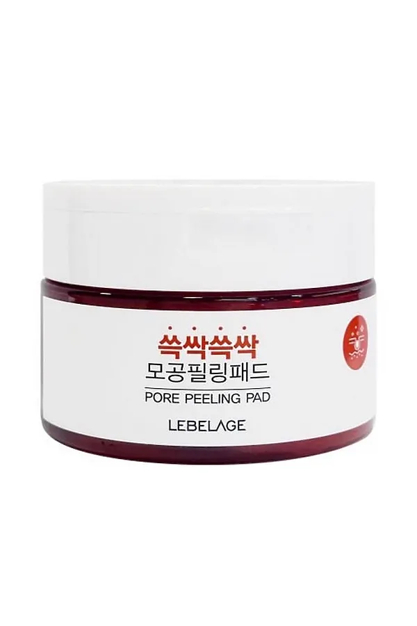 Lebelage Диски для очищения и пилинга пор / Pore Peeling Pad, 60 шт. KRISTALLER, белый - фото 2