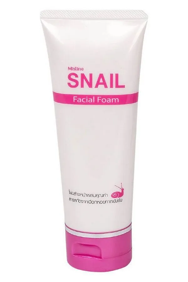 Mistine Пенка для умывания с секретом улитки / Snail Facial Foam, 80 г KRISTALLER, белый - фото 2