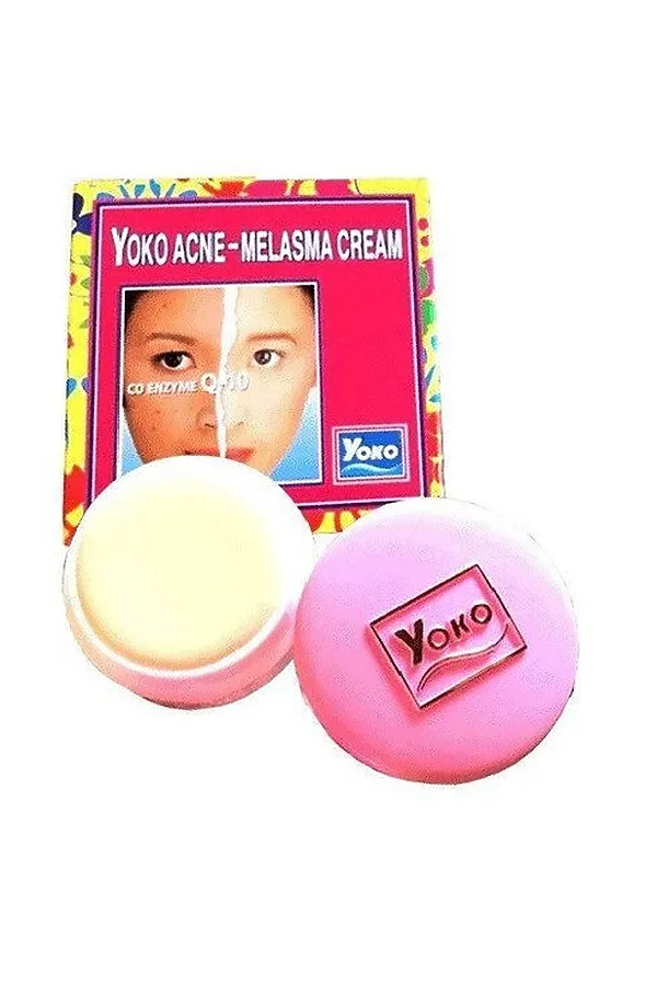 Siam Yoko Крем для лица против акне и пигментации с коэнзимом Q10 / Acne-Melasma Cream, 4 г KRISTALLER, розовый - фото 2