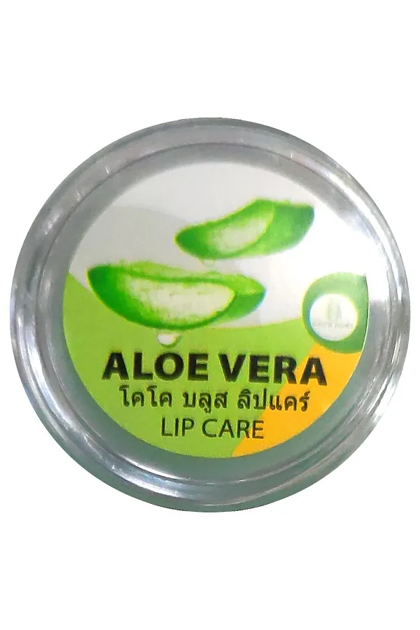 Coco Blues Бальзам для губ алоэ вера / Lip Care Aloe Vera, 5 мл KRISTALLER, зеленый - фото 2