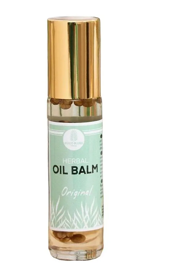 Coco Blues Травяной масляный бальзам от тошноты и головной боли / Herbal Oil Balm Original, 10 г KRISTALLER, зеленый - фото 2