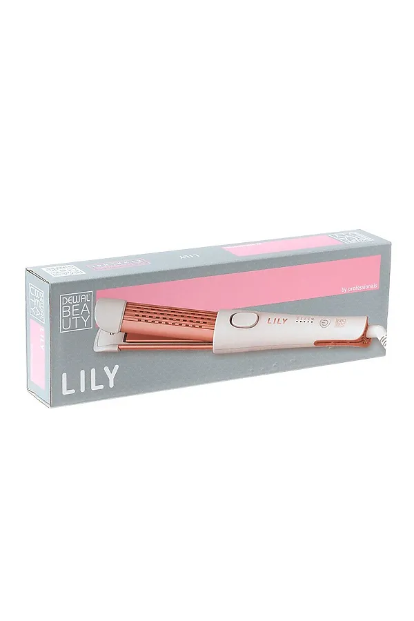 Dewal Beauty Щипцы-плойка для волос 2в1 / Lily HI2120-White, d 37 мм, 46 Вт, белый KRISTALLER, белый - фото 2
