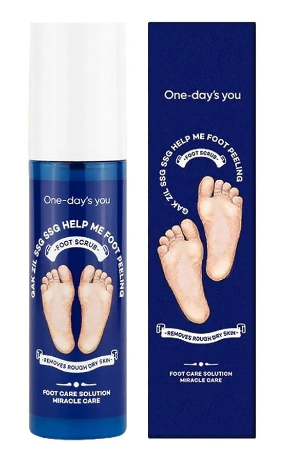 One-Day’s You Пилинг для ног / Gak Zil Ssg Ssg Help Me Foot Peeling, 100 мл KRISTALLER, синий - фото 2