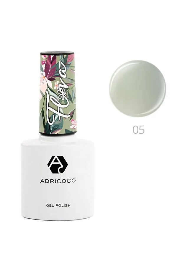 ADRICOCO Гель-лак для ногтей / Flora №05, редкая магнолия, 8 мл KRISTALLER, №05, редкая магнолия - фото 2