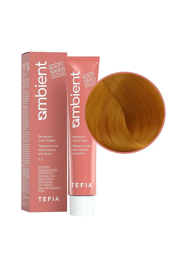 TEFIA  Ambient Перманентная крем-краска для волос / Желтый корректор, 60 мл KRISTALLER, желтый корректор - фото 2