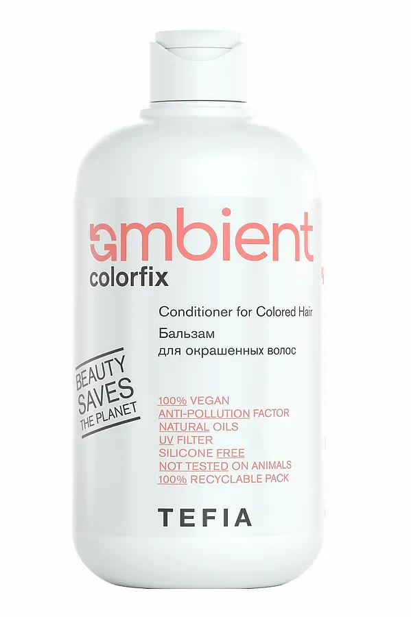 TEFIA  Ambient Бальзам для окрашенных волос / Colorfix Conditioner for Colored Hair, 250 мл KRISTALLER, белый - фото 2
