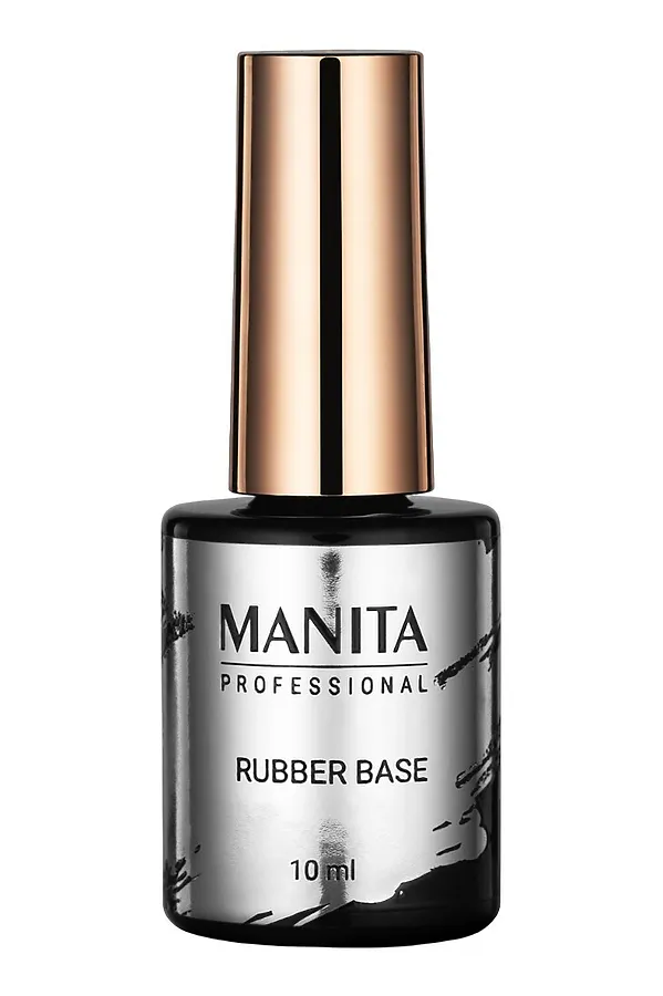 Manita Professional База для гель-лака каучуковая / Rubber, 10 мл KRISTALLER, прозрачный - фото 2