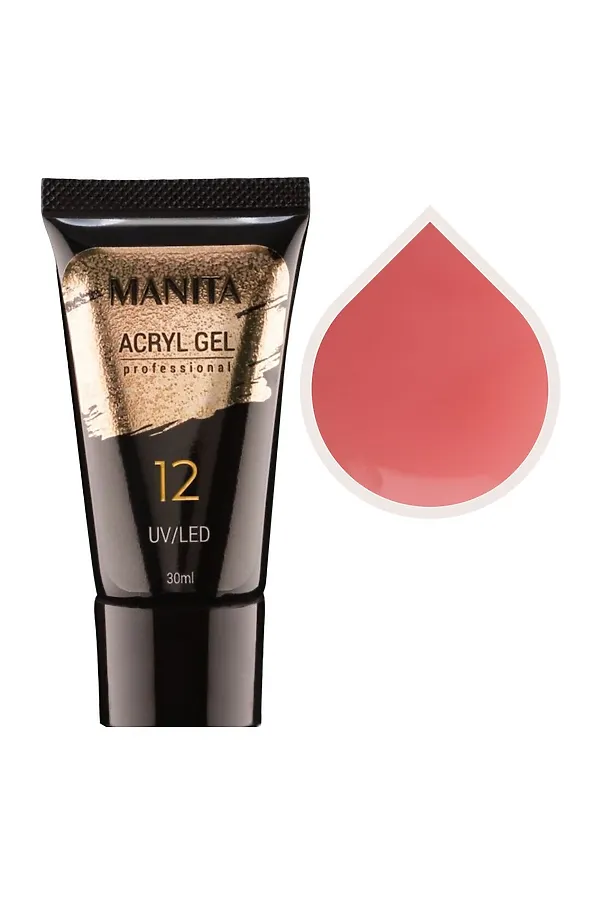 Manita Professional Акриловый гель для моделирования ногтей №12, 30 мл KRISTALLER, №12 - фото 2