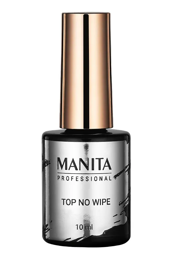 Manita Professional Топ для гель-лака без липкого слоя / No Wipe, 10 мл KRISTALLER, прозрачный - фото 2