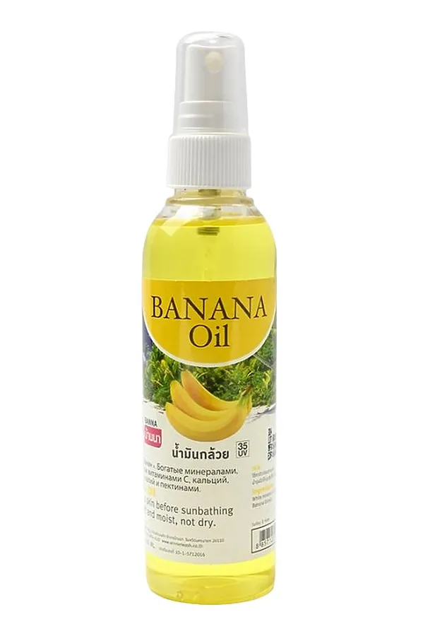 Banna Массажное масло для тела с экстрактом банана / Banana Oil, 120 мл KRISTALLER, прозрачный - фото 2