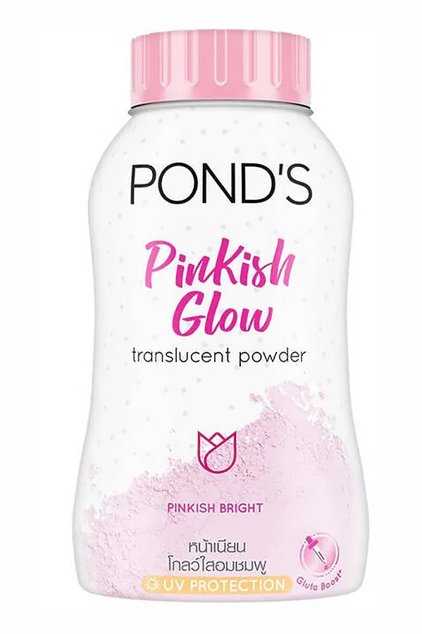 POND'S Рассыпчатая легкая парфюмированная матирующая пудра для лица / Pinkish Glow Translucen, 50 г KRISTALLER, белый - фото 2