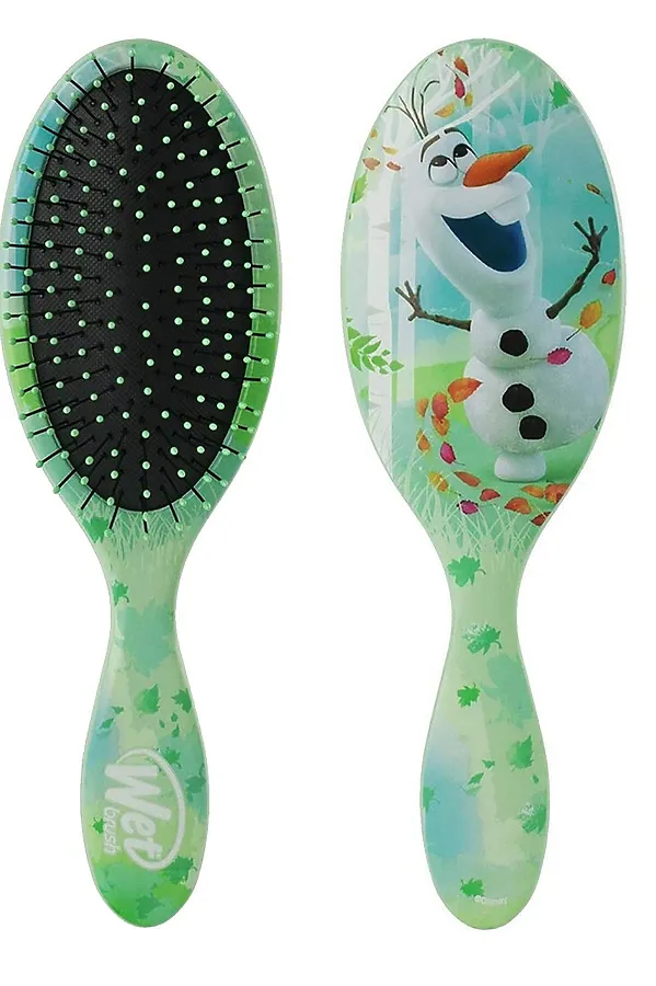 Wet Brush Расчёска для спутанных волос / Disney Frozen Olaf Guiding Spirit BWROLAFSPRI KRISTALLER, зеленый - фото 2