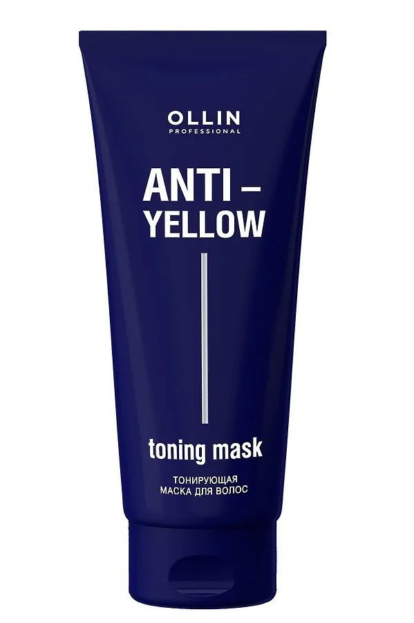 Ollin Антижелтая маска для волос / Anti-yellow, 250 мл KRISTALLER, синий - фото 2